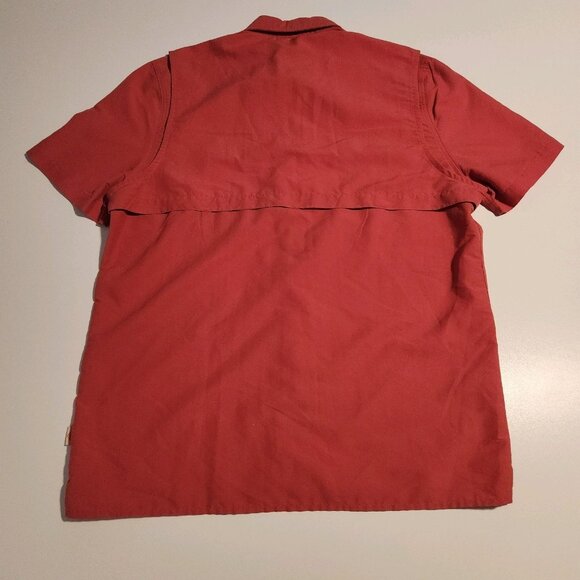 St. John's Bay Outdoor Shirt No Fly Zone Insect Repellent Vented Red Large NEW - Picture 5 of 10